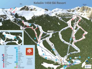 Kolašin 1450 Ski Resort Map